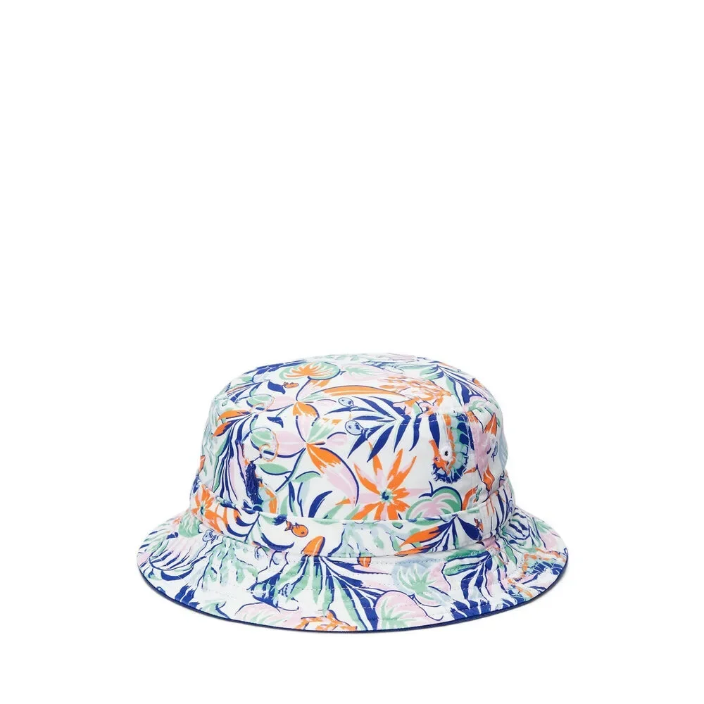 Polo Ralph Lauren Toddler and Little Boys Reversible Tropical-Print Bucket Hat